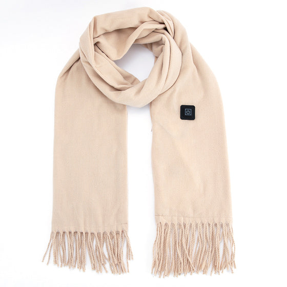 USB Heated Winter Scarf with 3 Temperature Settings