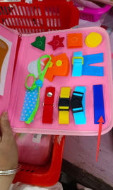 Children's Busy Book and Activity Board