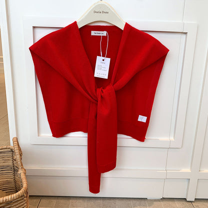 All-match Scarf Outer Wool Detachable Collar Shoulder