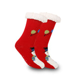 Women's Fleece-Lined Christmas Indoor Socks