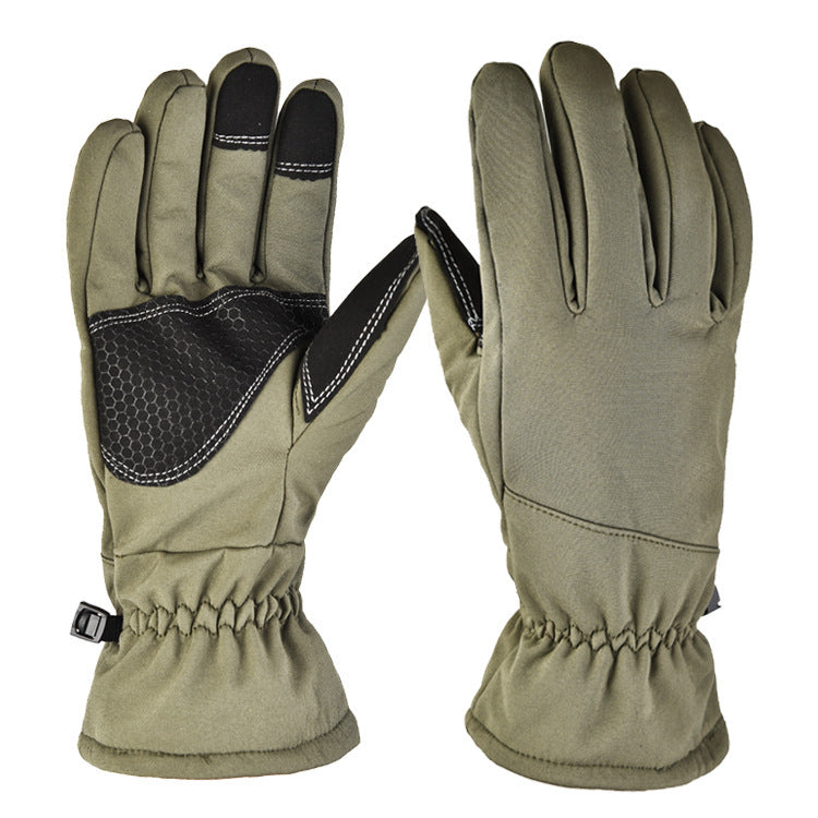 a pair of gloves on a white background