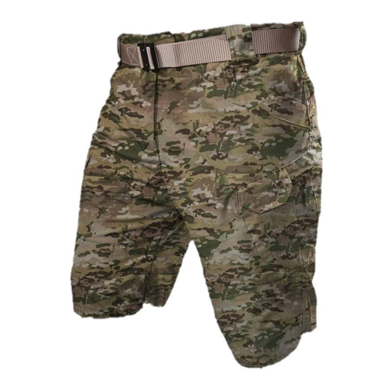 a pair of camouflage shorts