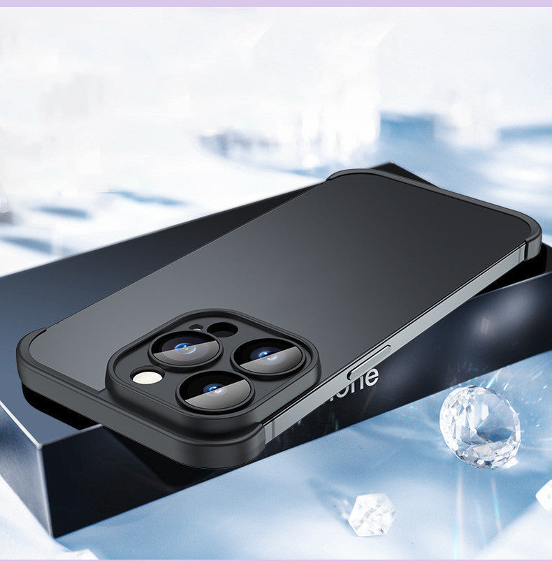 a black cell phone in a box