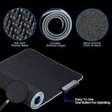 Large RGB Gaming Mouse Pad with Non-Slip Base
