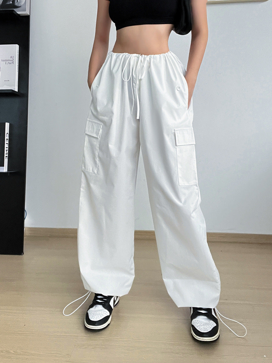 a person wearing white pants