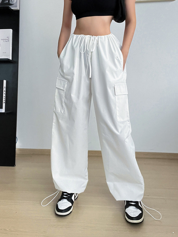 a person wearing white pants