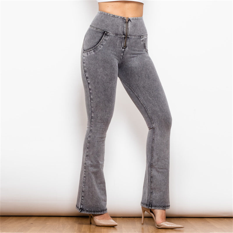 a woman wearing a pair of jeans