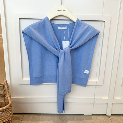 All-match Scarf Outer Wool Detachable Collar Shoulder