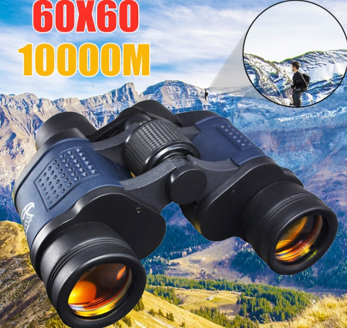 a binoculars on a mountain