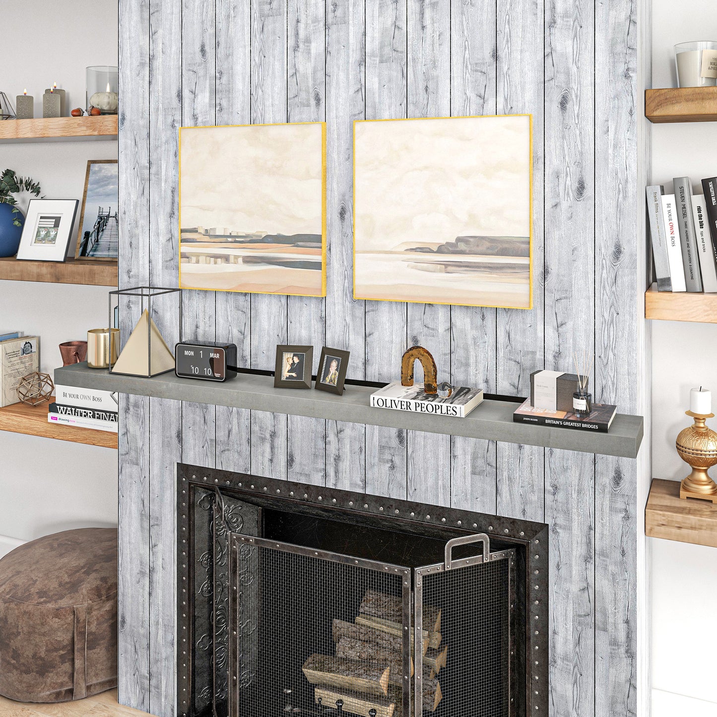 72" Fireplace Mantel