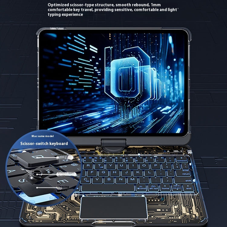 a laptop with a keyboard