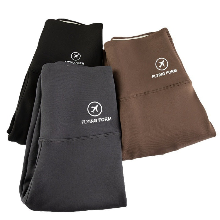 a stack of folded pants