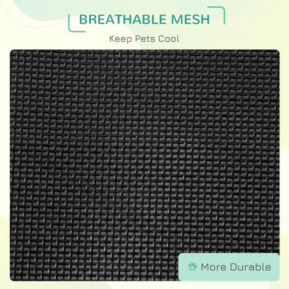 Elevated Dog Bed with Breathable Foldable Pet Cot with Heavy Duty Frame