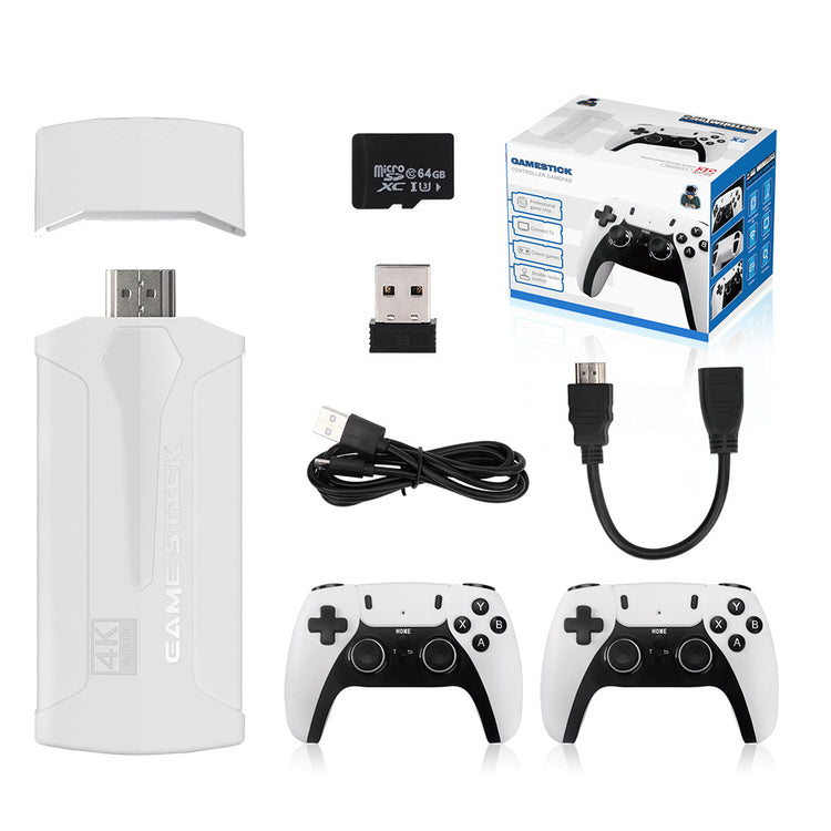 a video game controller and a box