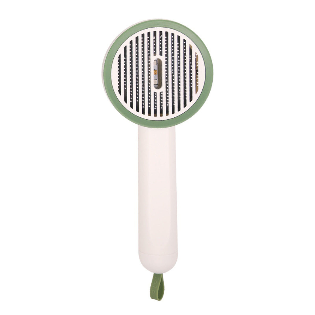 a white and green hair dryer