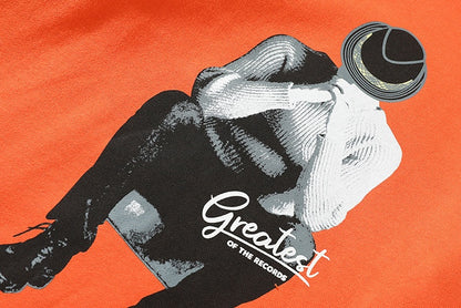 Hoodie Men's Tunic With Round Neck And Loose Sleeves