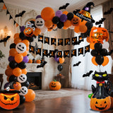 Halloween Hanging Flags and Balloon Decoration Set