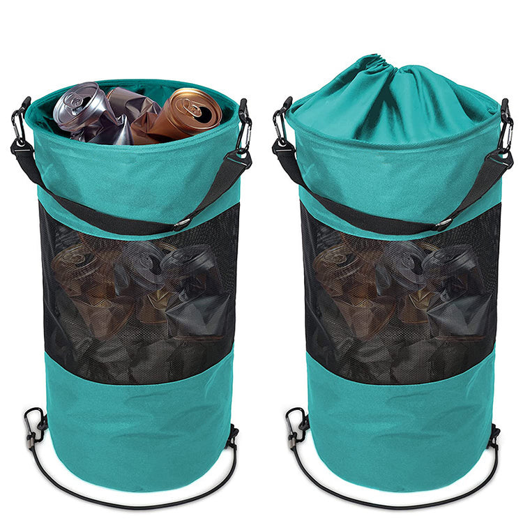 a green bag with a black mesh bag and a black mesh bag with a black mesh bag and a black mesh bag with a black mesh bag and a black mesh bag with a black mesh bag and