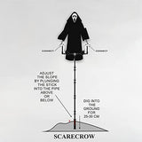 Halloween Skeleton Scarecrow Garden Decoration