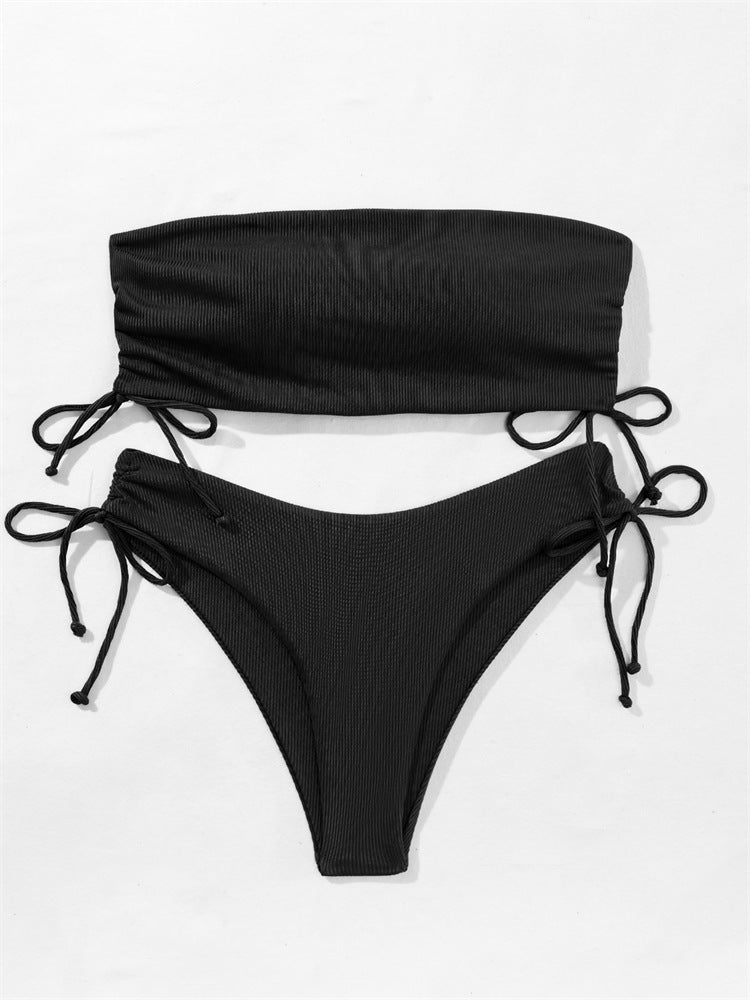 a black garment on a white background
