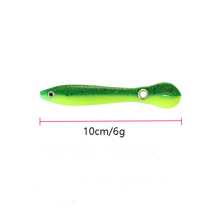 a small green fishing lure