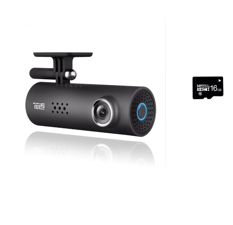 a black video camera with a camera attached to it