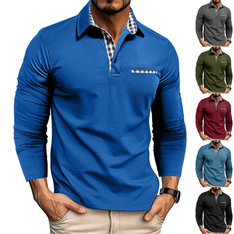 a man in different colors of shirt