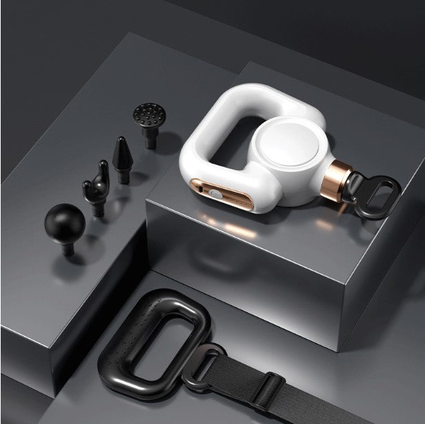 a white object with a gold rim