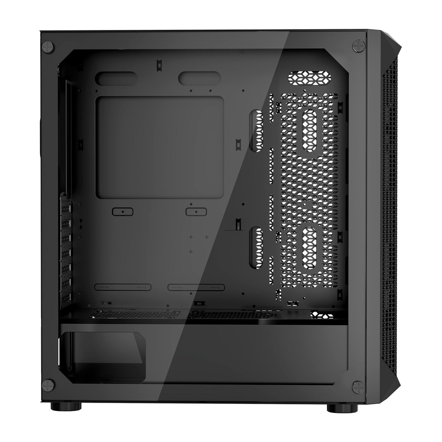 PC Case Full-Tower Gaming Computer Case With 3 PWM Fans For E-ATX Motherboard