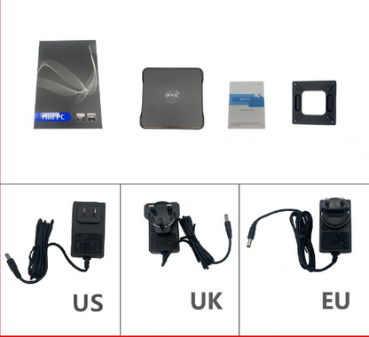 Mini Host GK3V-Pro Dual HDMI And VGA 3 Display Output The Mini Pc Is Pre-installed With Win11