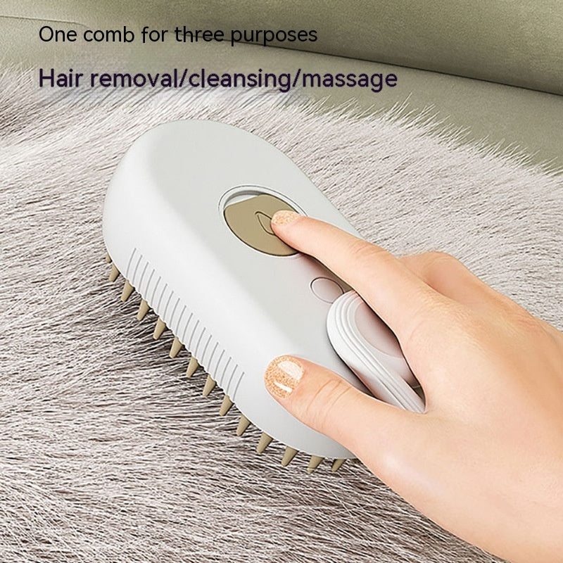 a hand holding a hair brush