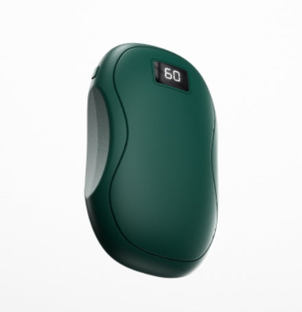 a green device with a digital display
