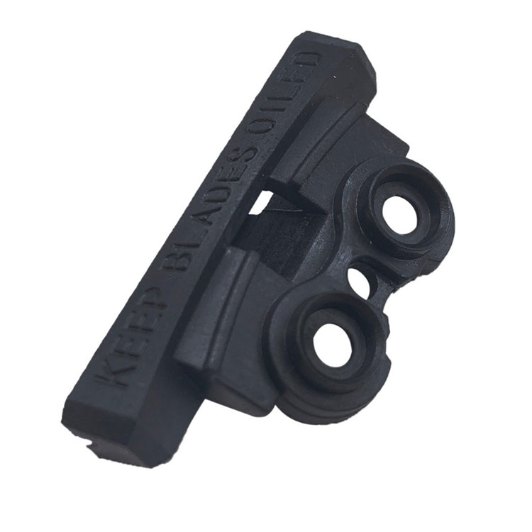 a black object with two circles