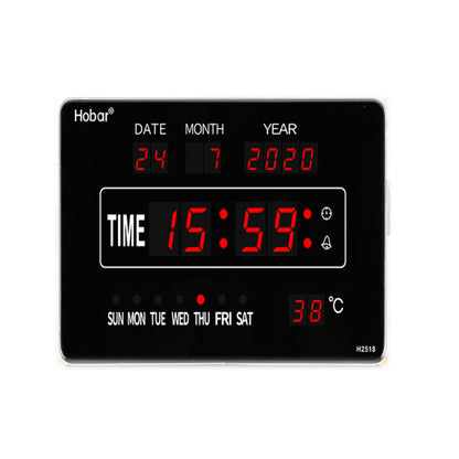 Wall-mounted Electronic Clock With Perpetual Calendar