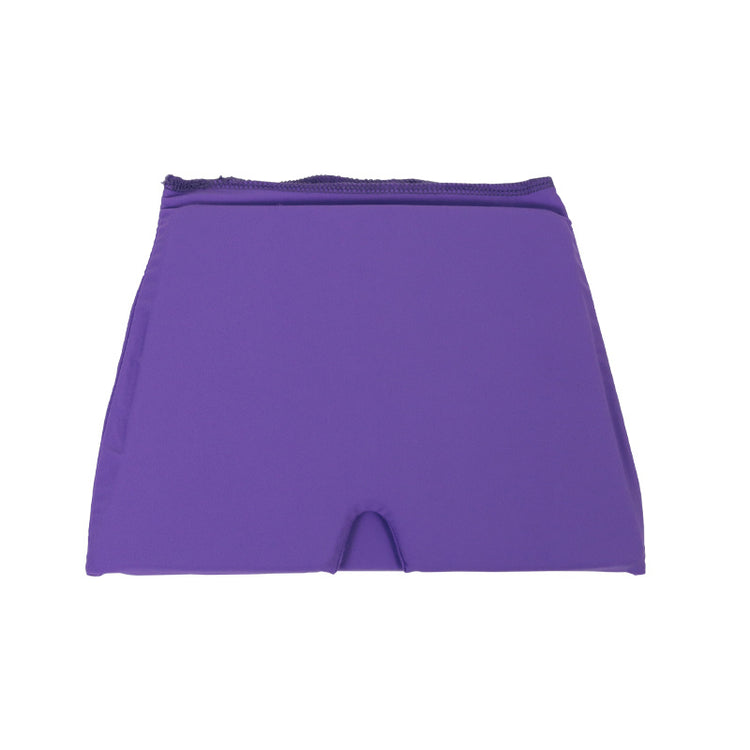 a purple short on a white background