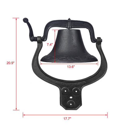 Dinner Bells Door Bell Large Cast Iron Bell