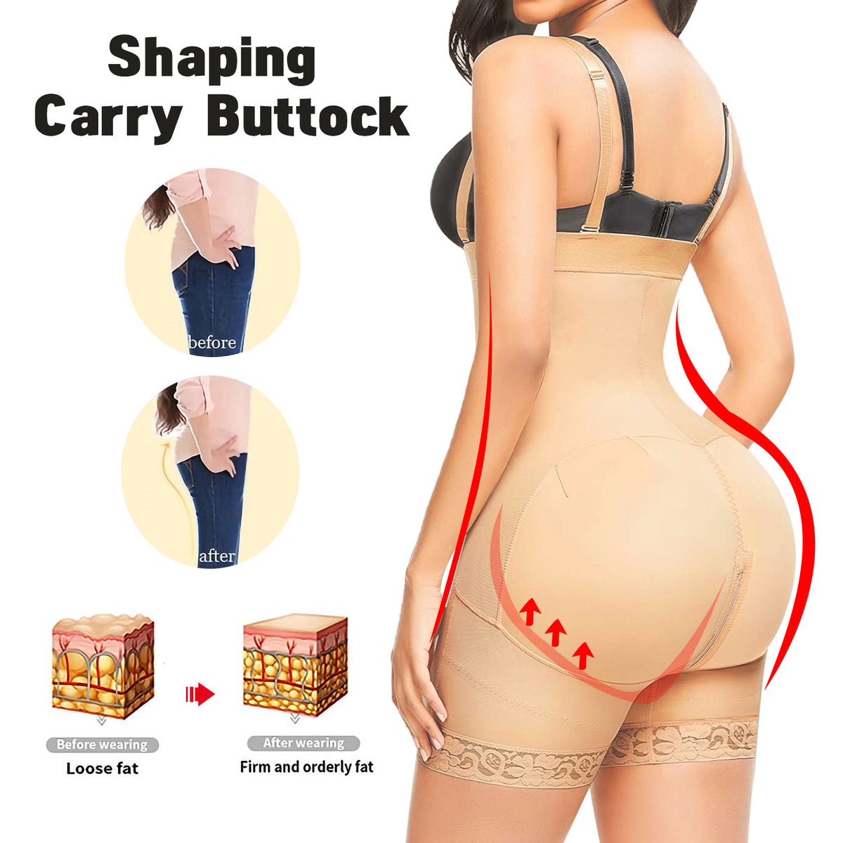 a woman in a shapewear