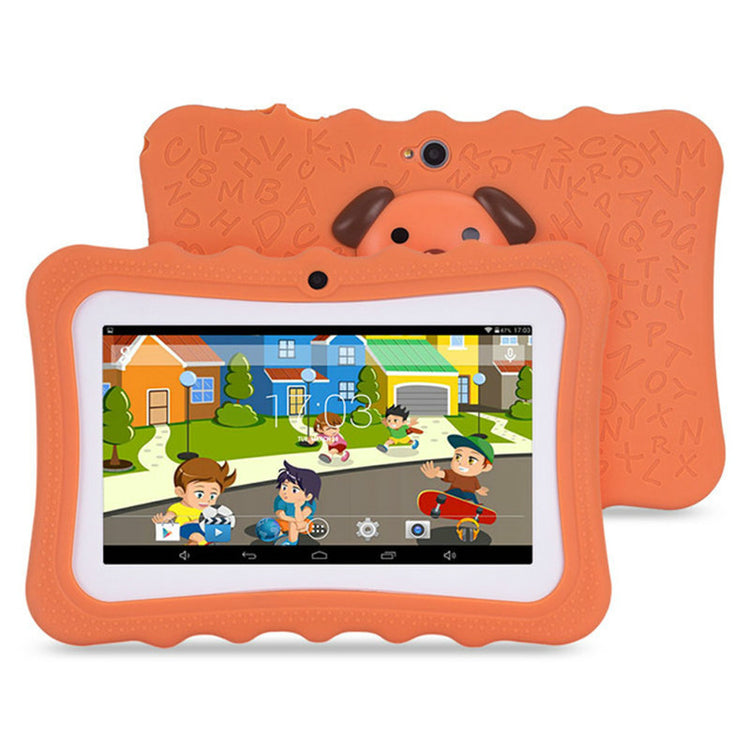 a tablet with a case