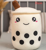 Strawberry Milk Tea Plush Toy Pillow