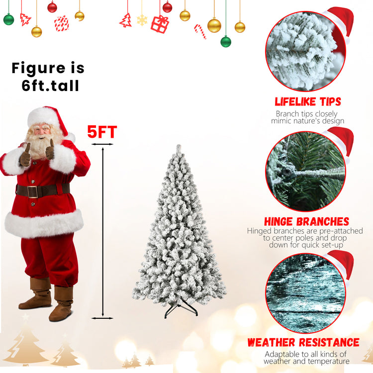 a man in a garment standing next to a christmas tree