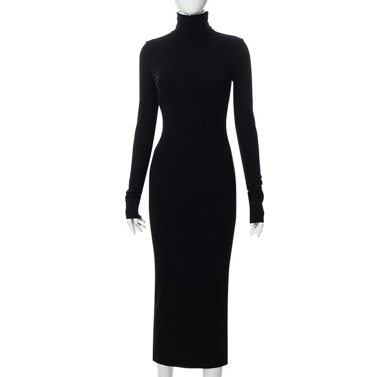 a black dress on a mannequin