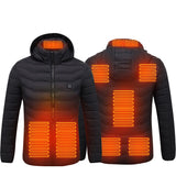 Men's 8-Zone Heated Hooded Jacket