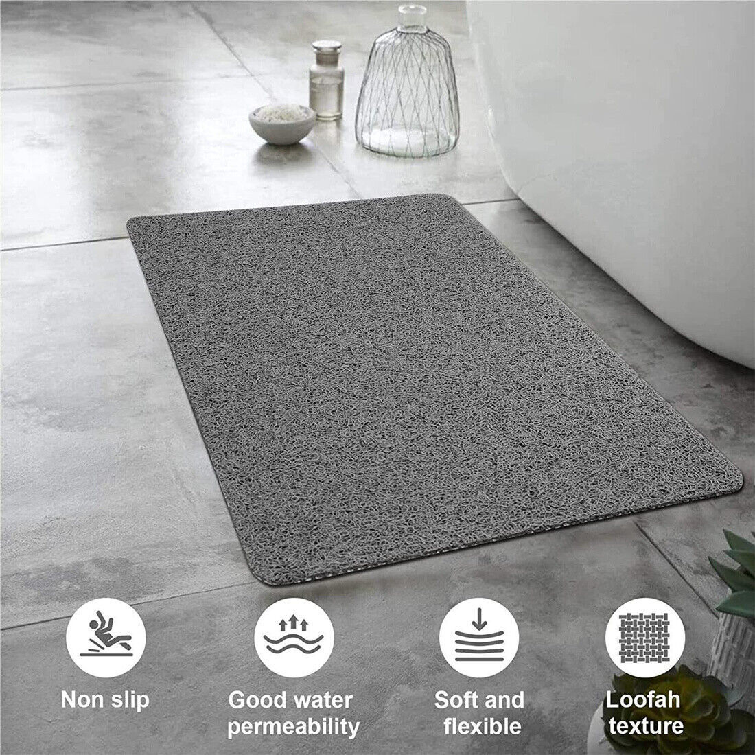 a rug on the floor