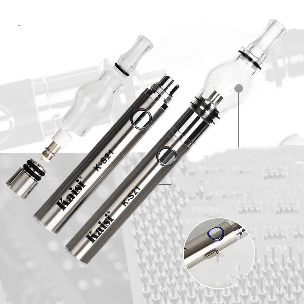 a group of silver and clear vape pens