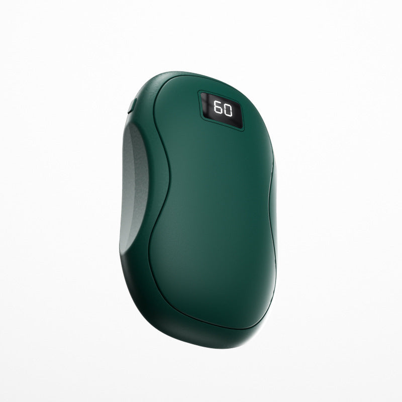 a green device with a digital display