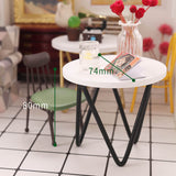 Miniature Coffee Table and Food Play Set