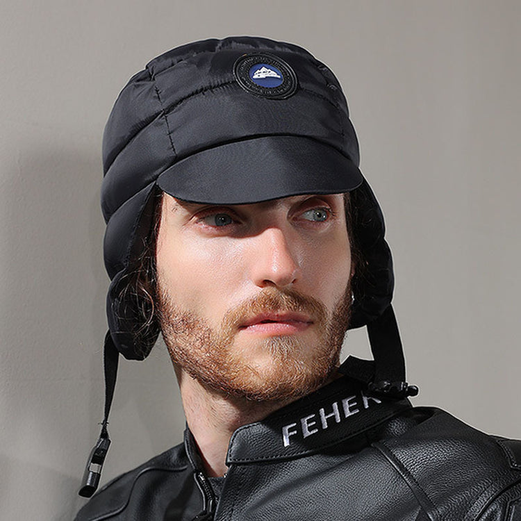 a man wearing a hat