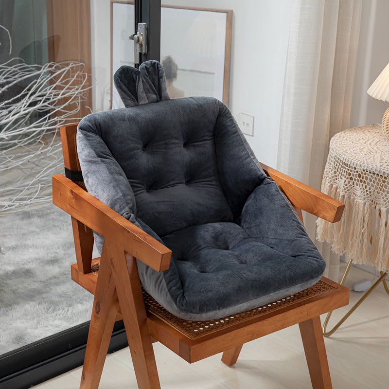 a chair with a bunny ears on it