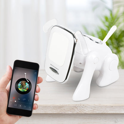 Puppy Dog Wireless Speaker Portable Mini Music Player Stereo Cute Animal Speaker With Built-In Mic FM Radio Stereo Bass MMC Card Slot USB Port For Cellphone Tablet