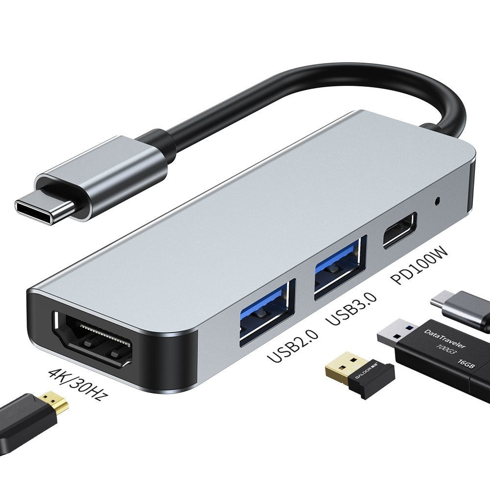 Portable Notebook And Tablet Computer Six In One Expansion Dock